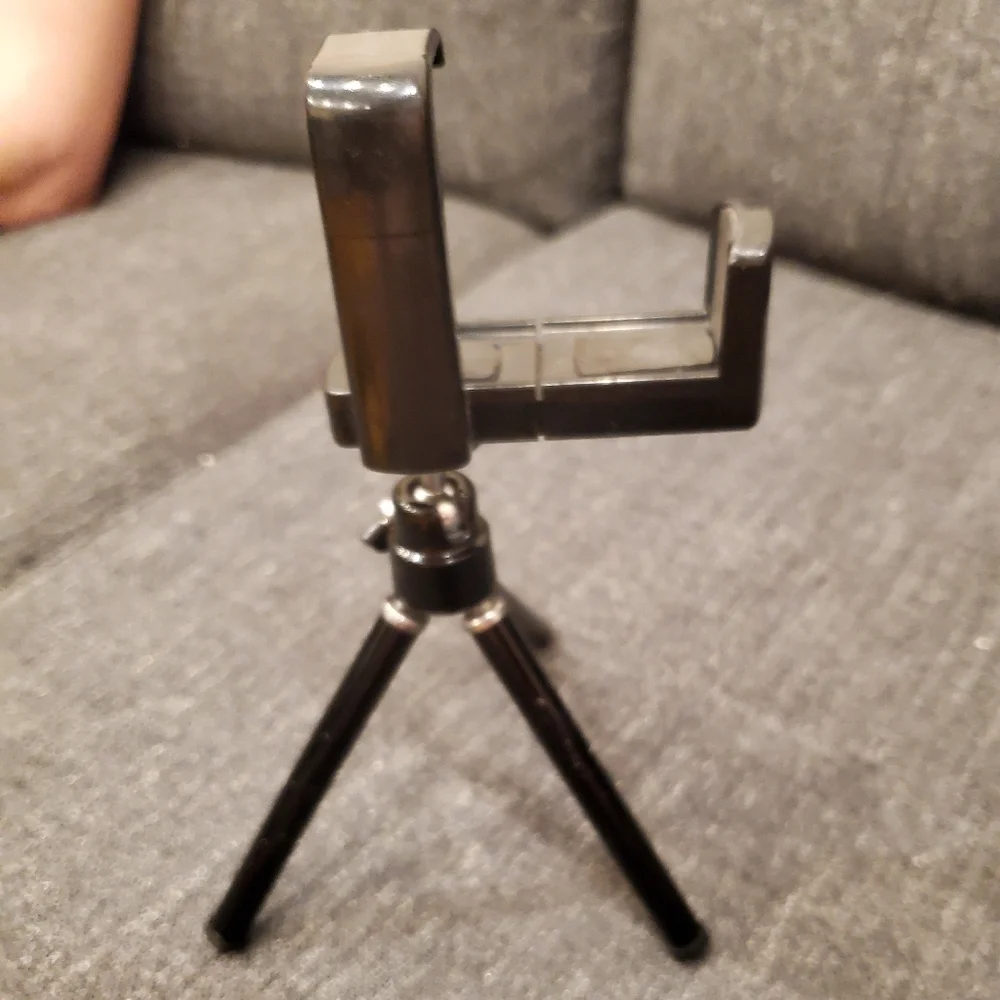 Phone Tripod Stand Camera Tripod 3 Position Compact Mobile Phone Holder for Live
